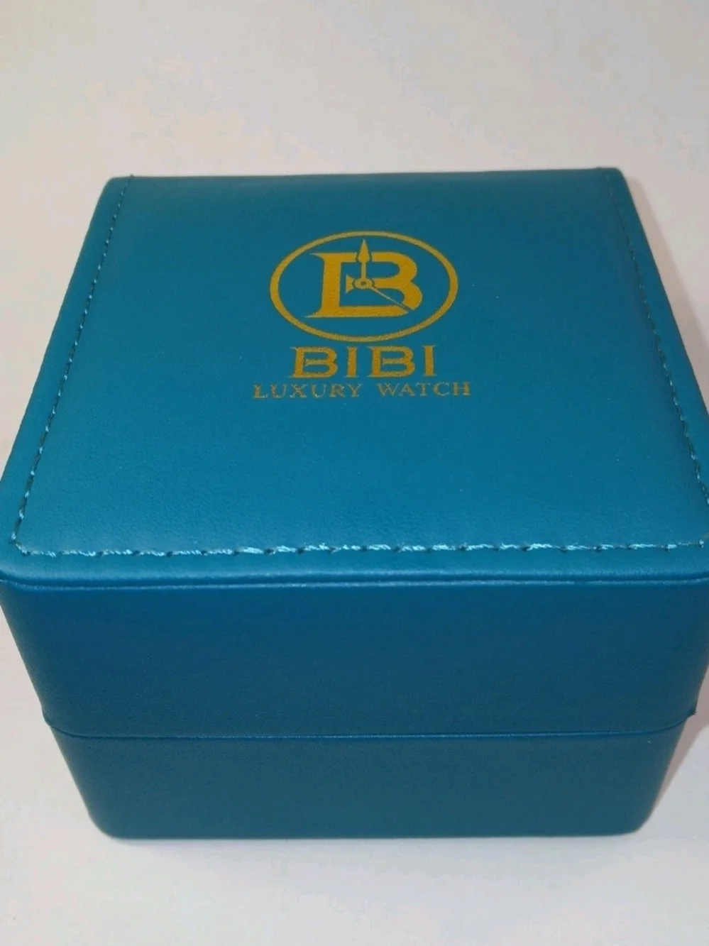 BIBI Women's Gold Tone Crystal Rhinestone Bracelet Quartz Watch NIB w/ Box